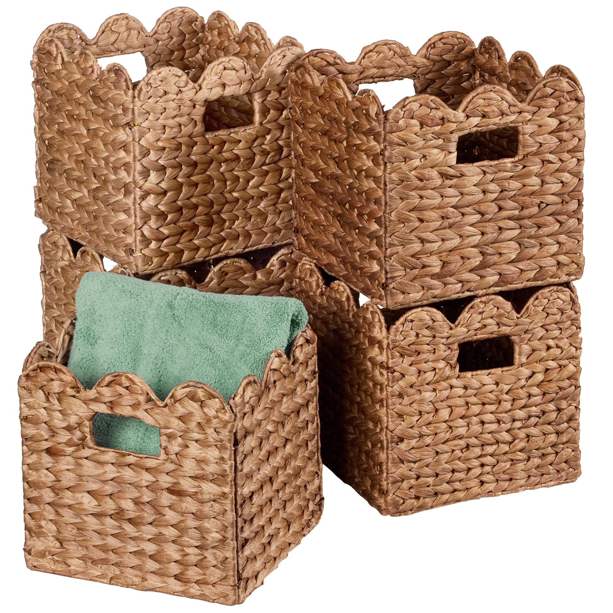 Amazon.com: Best Choice Products 13 x 13in Scalloped Hyacinth